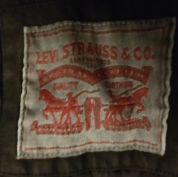 LEVI'S XXL Black Quilted Jacket - Picture 4 of 5